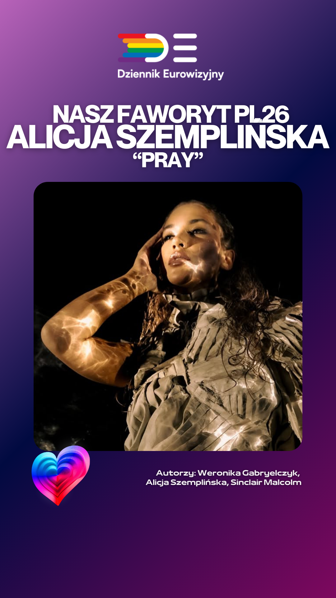 Eurowizja 2026: Alicja Szemplińska wygrywa głosowanie „Nasz Faworyt PL26” • Sprawdź wyniki plebiscytu!